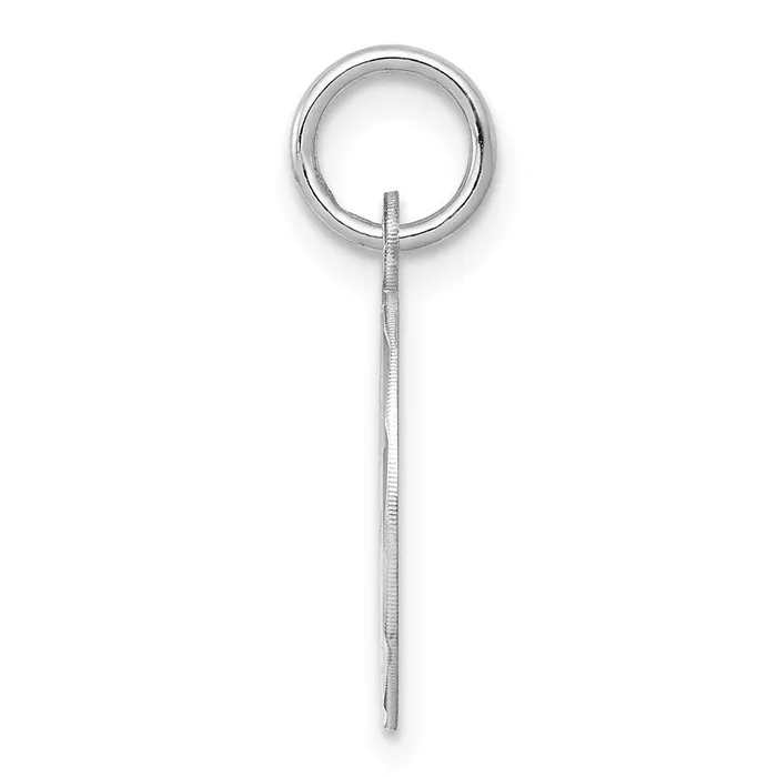 TreasureFineJewelers Rings Sterling Silver Rhodiumplated Sweet Sixteen Disc Charm