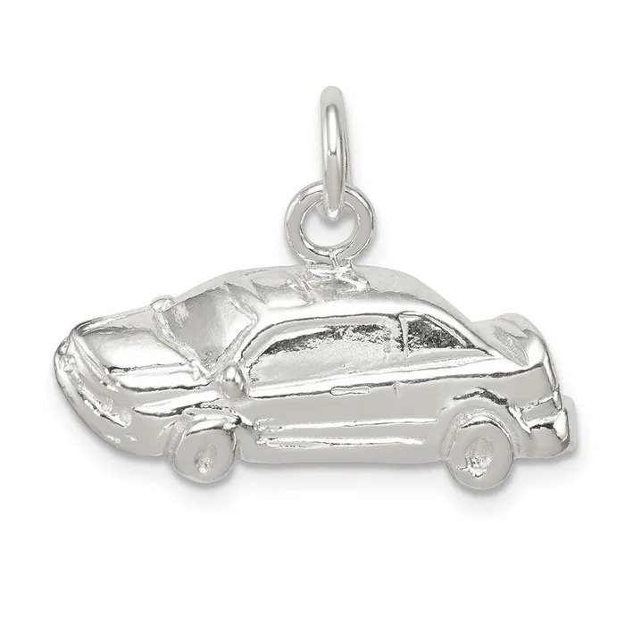 TreasureFineJewelers Sterling Silver Car Charm Rings