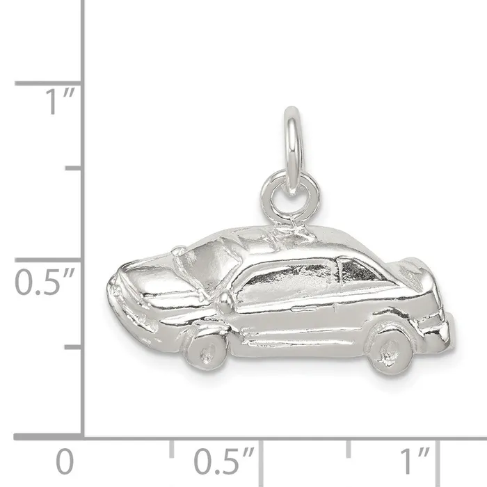 TreasureFineJewelers Sterling Silver Car Charm Rings