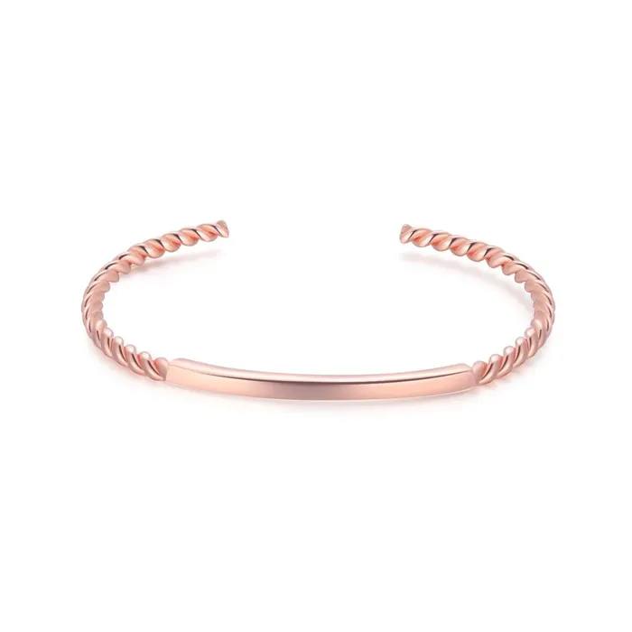 Trendolla Jewelry Bracelets Simple Open Bangle Cuff Bracelet