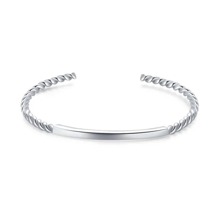 Trendolla Jewelry Bracelets Simple Open Bangle Cuff Bracelet