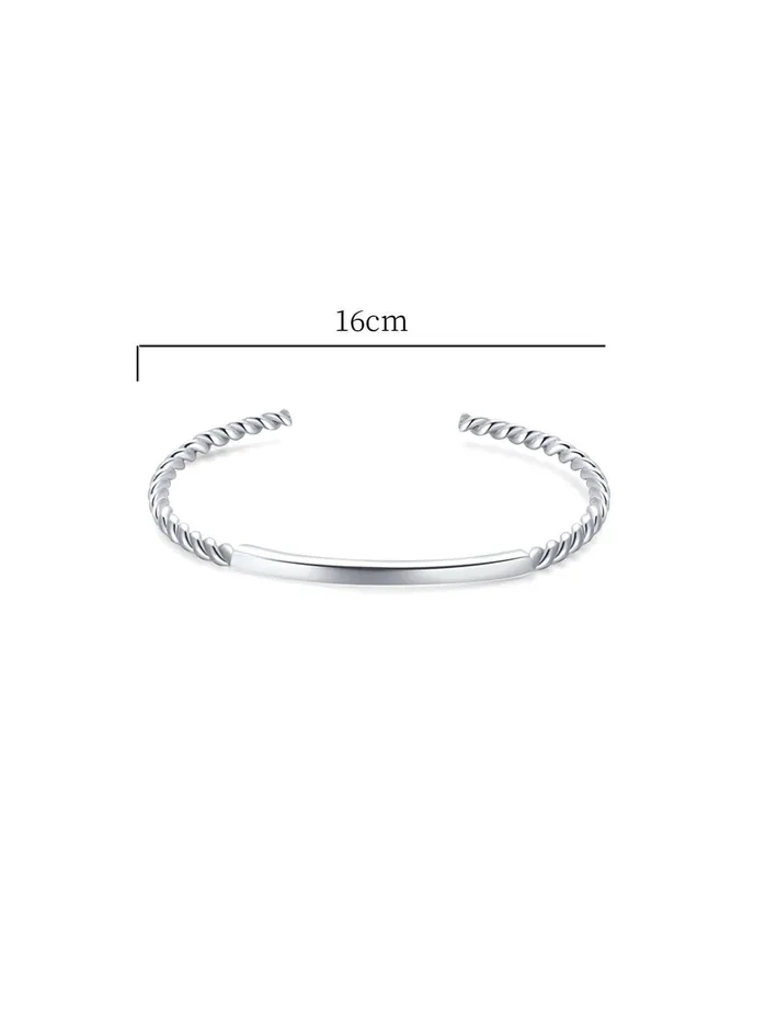 Trendolla Jewelry Bracelets Simple Open Bangle Cuff Bracelet