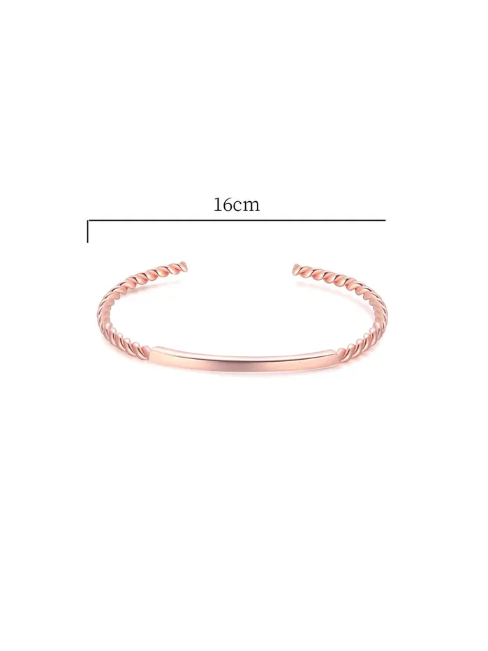 Trendolla Jewelry Bracelets Simple Open Bangle Cuff Bracelet