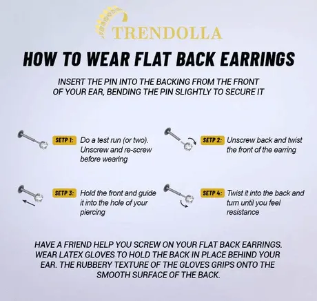 Trendolla Jewelry Earrings 925 Silver Square Tassel CZ Diamond Flat Back Earrings