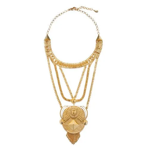 vendorunknown Necklaces Neela Bib Necklace