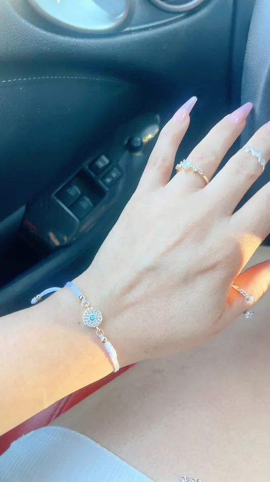 White Evil Eye bracelet MP Jewelry Bracelets